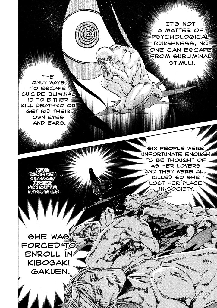Sentou Hakai Gakuen Dangerosu Chapter 8 page 16 - Chapter 8 : Deathko Uramizaki