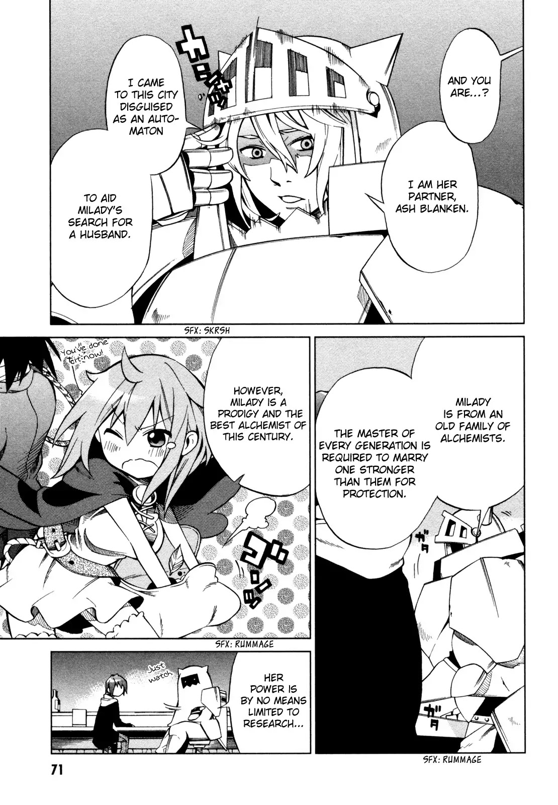 Sentou Jousai Masurawo Chapter 18 page 12 - Chapter 18 : Opencast Alchemist #001