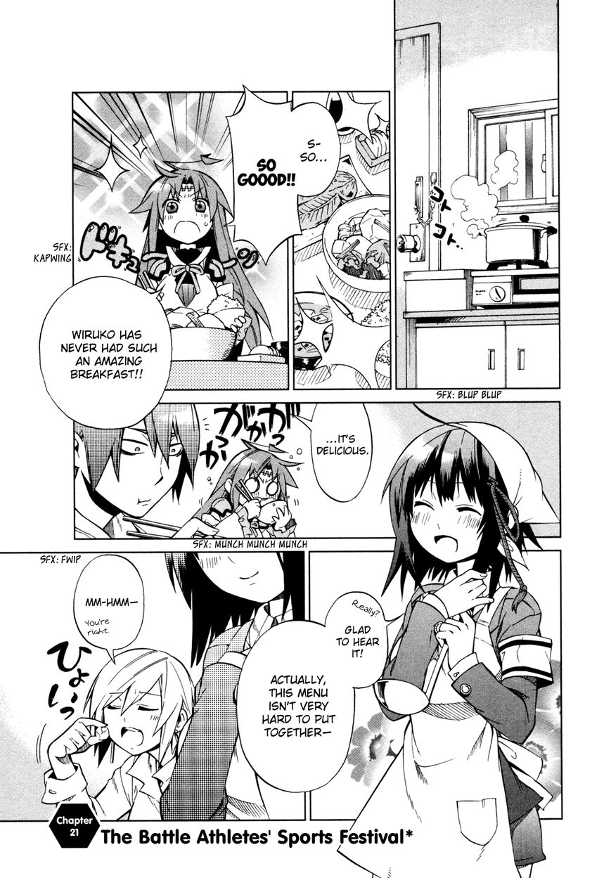 Sentou Jousai Masurawo Chapter 21 page 2 - Chapter 21 : The Battle Athletes' Sports Festival