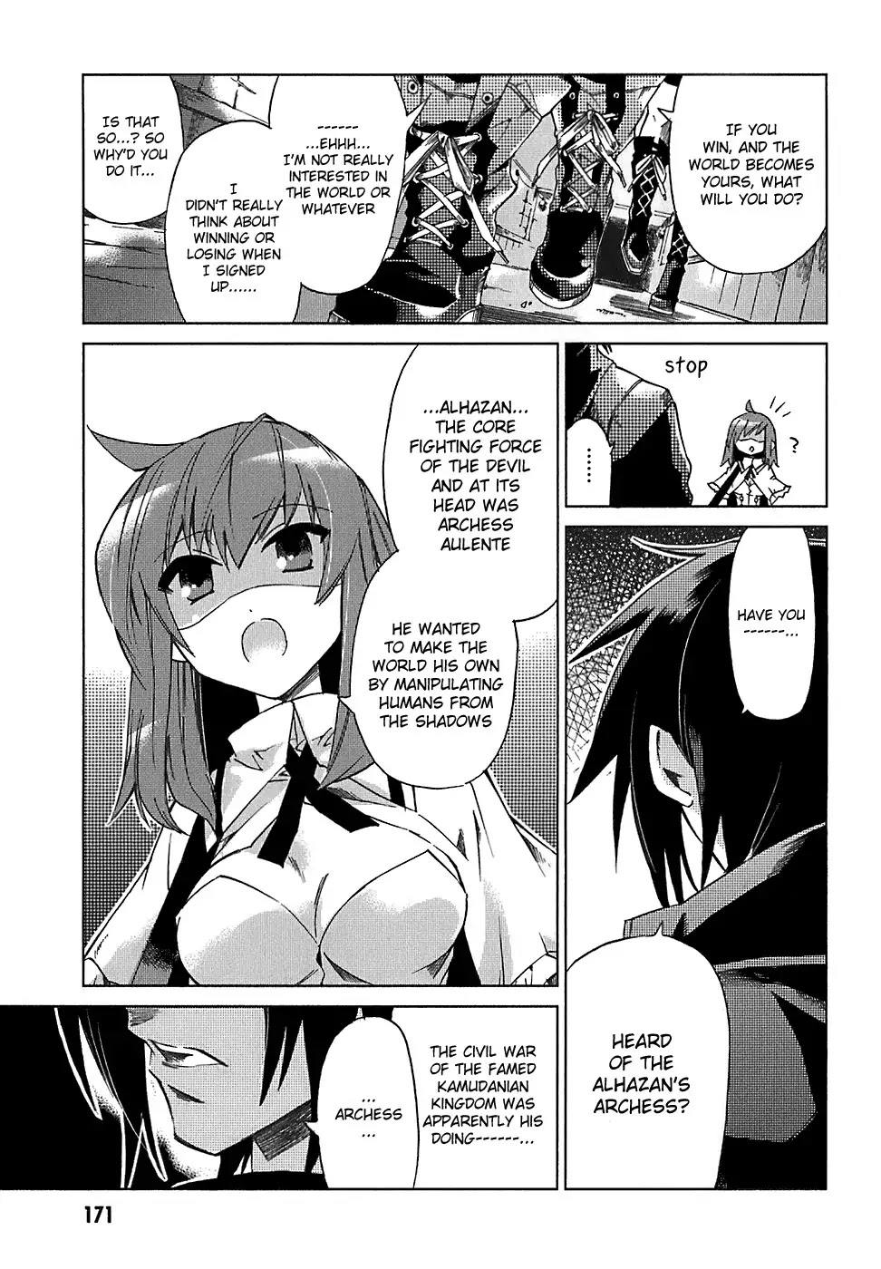 Sentou Jousai Masurawo Chapter 5 page 11 - Chapter 5 : Alhazan's Fangs