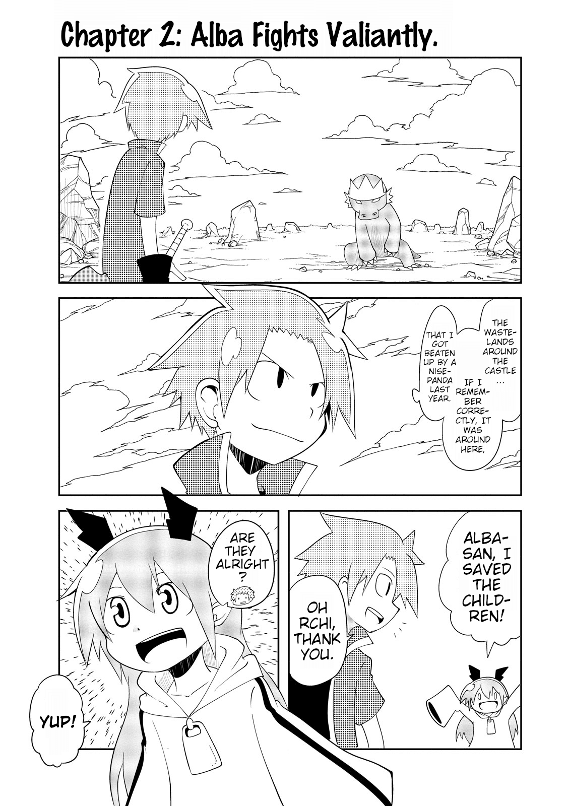 Senyuu. - Main Quest Part 2 Chapter 2 page 1 - Chapter 2: Alba Fights Valiantly