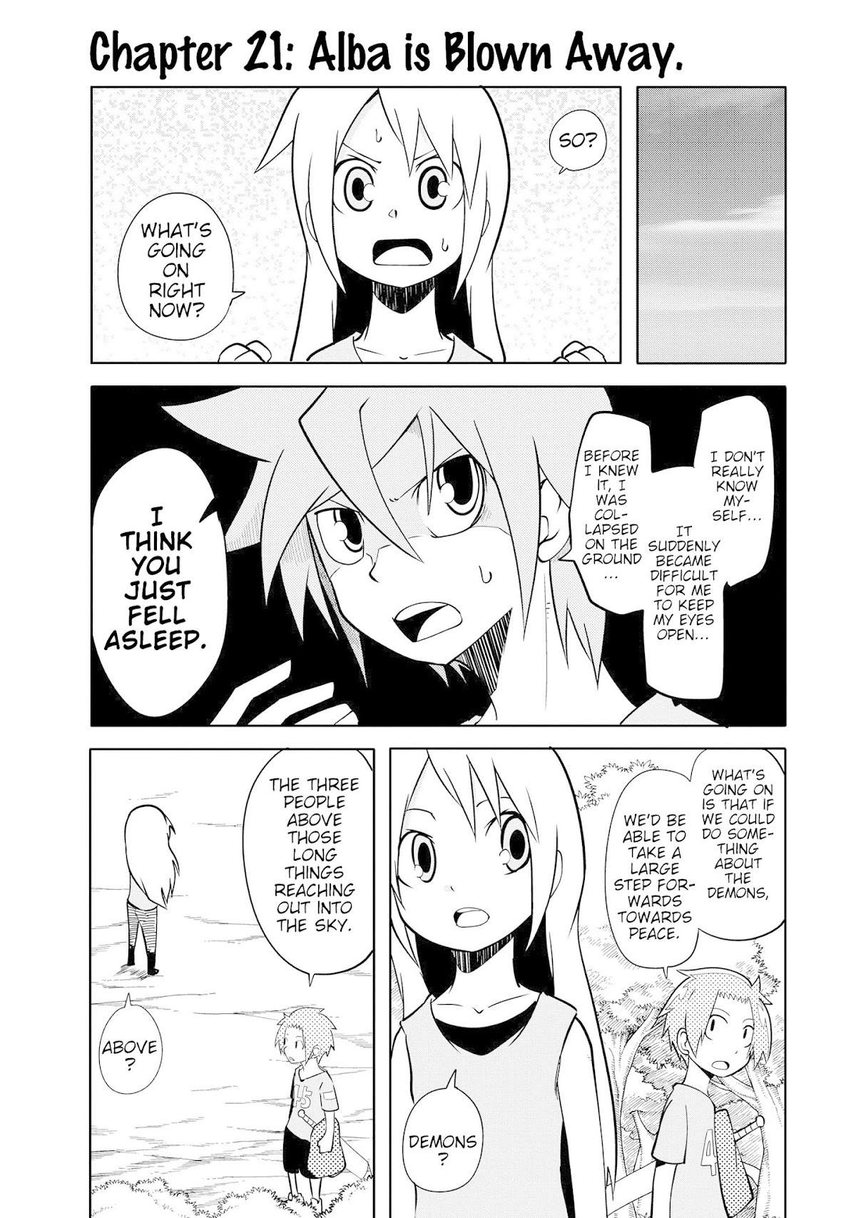 Senyuu. - Main Quest Part 2 Chapter 21 page 1 - Chapter 21: Alba is Blown Away