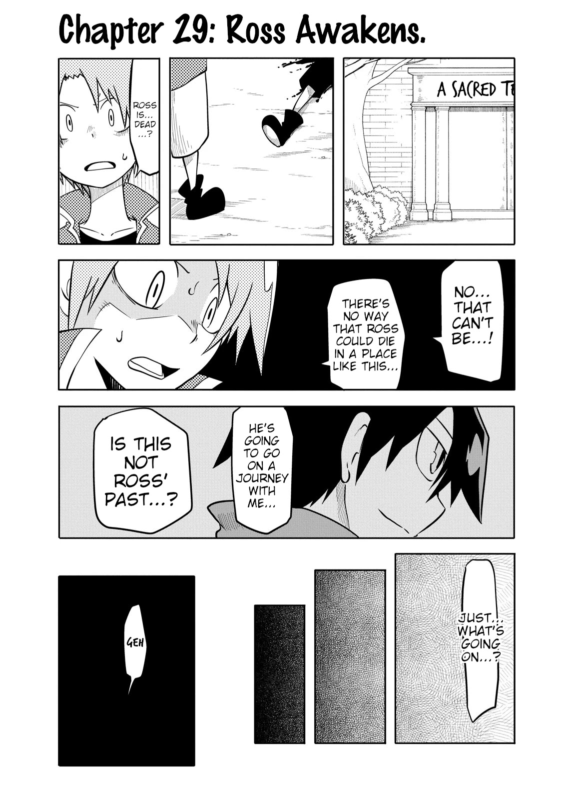 Senyuu. - Main Quest Part 2 Chapter 29 page 1 - Chapter 29: Ross Awakens
