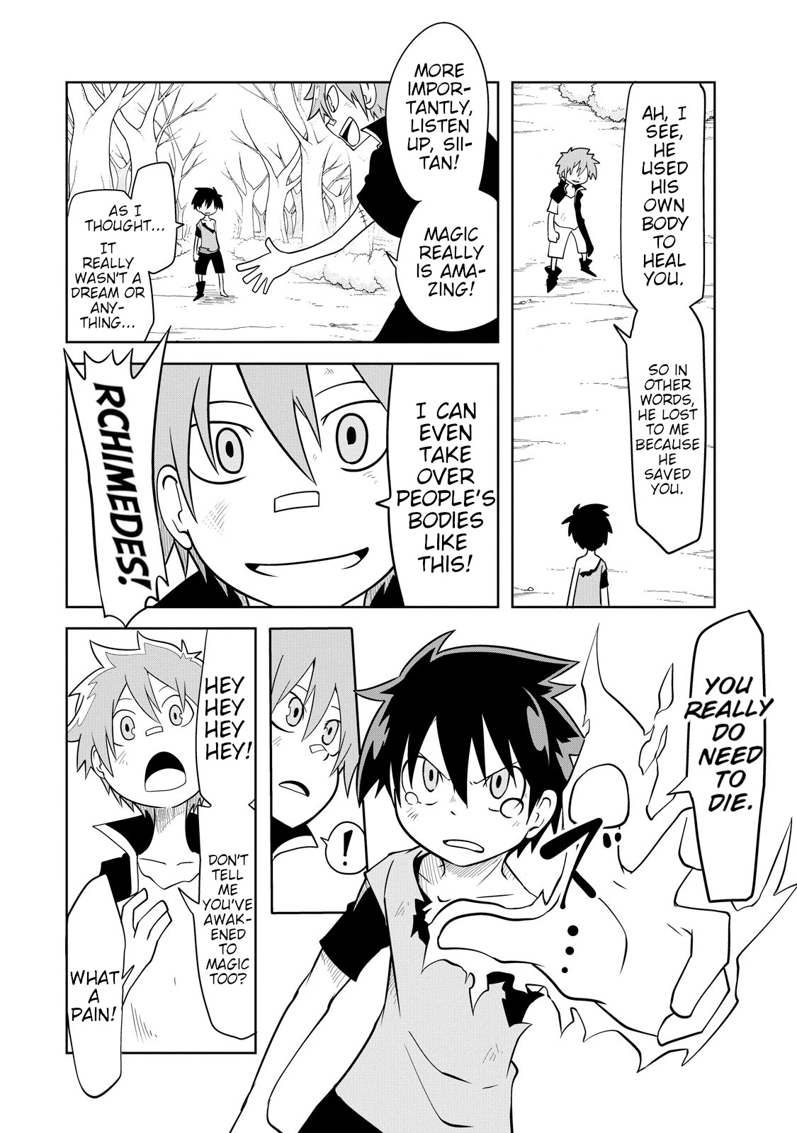 Senyuu. - Main Quest Part 2 Chapter 30 page 10 - Chapter 30: Rchimedes is Injured