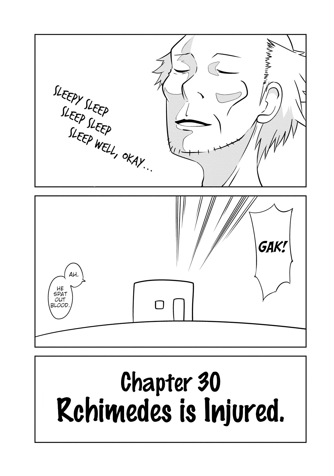 Senyuu. - Main Quest Part 2 Chapter 30 page 3 - Chapter 30: Rchimedes is Injured