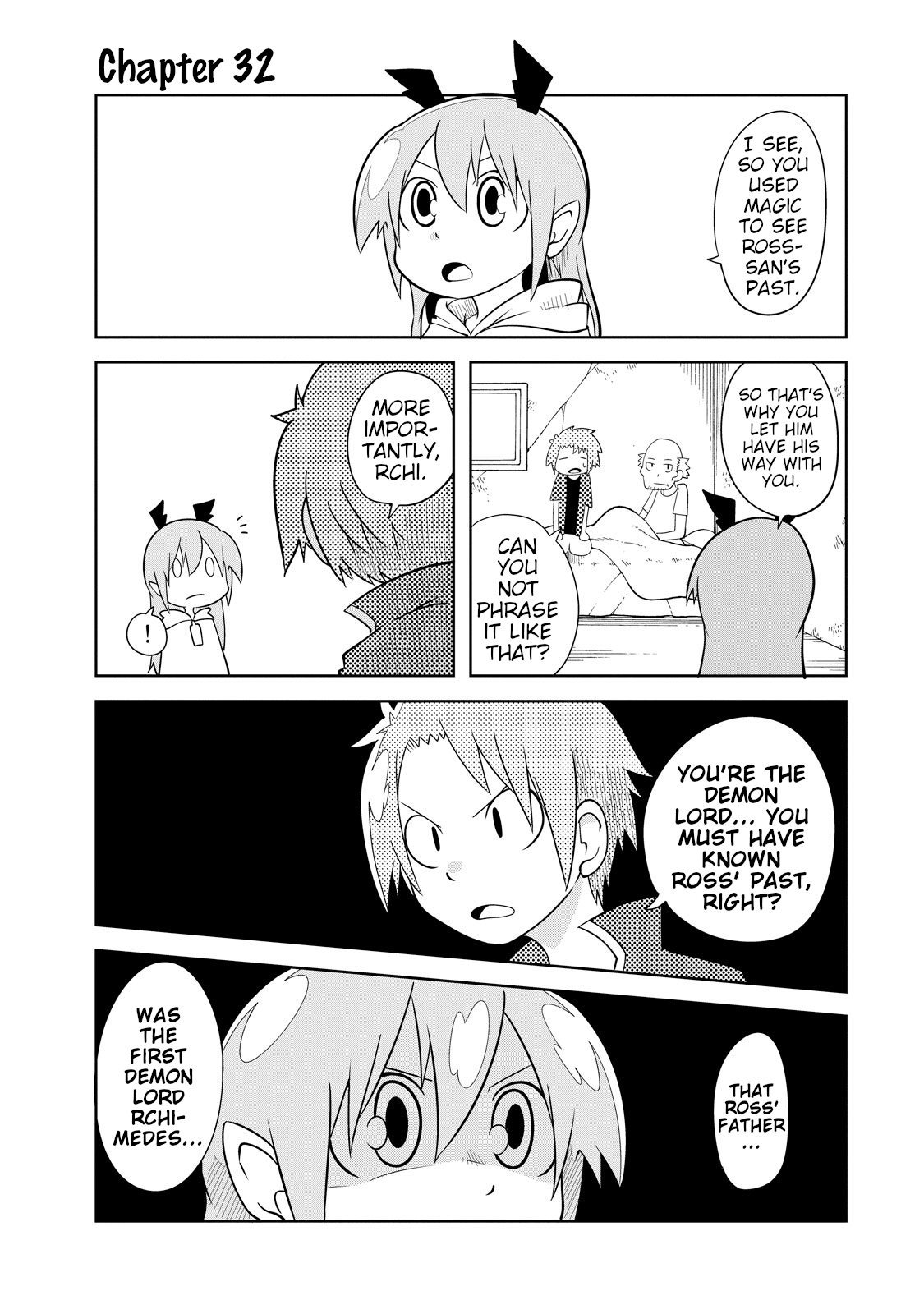 Senyuu. - Main Quest Part 2 Chapter 32 page 1 - Chapter 32: Rchi Tells All
