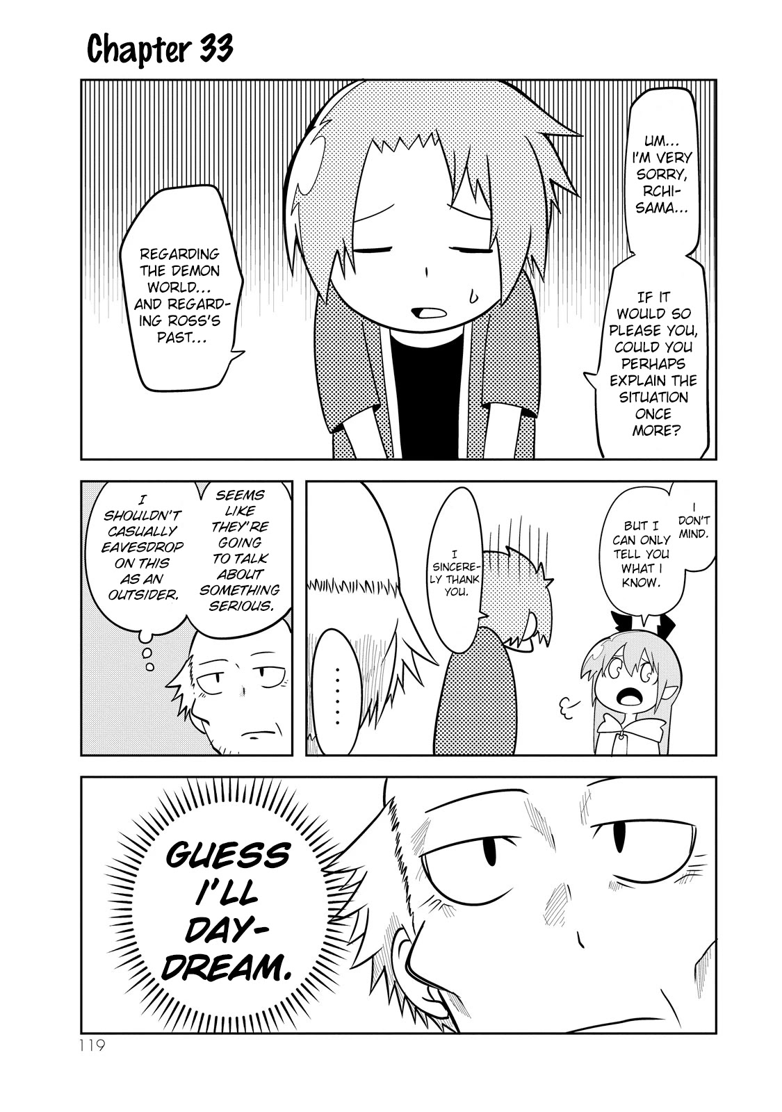 Senyuu. - Main Quest Part 2 Chapter 33 page 1 - Chapter 33: Rchi Explains