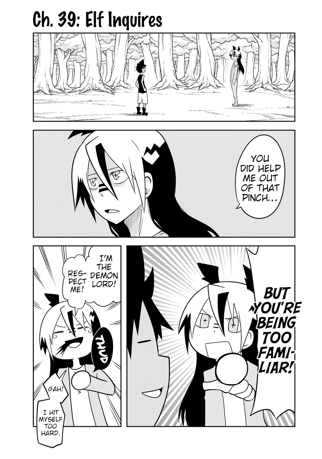 Senyuu. - Main Quest Part 2 Chapter 39 page 1 - Chapter 39: Elf Inquires