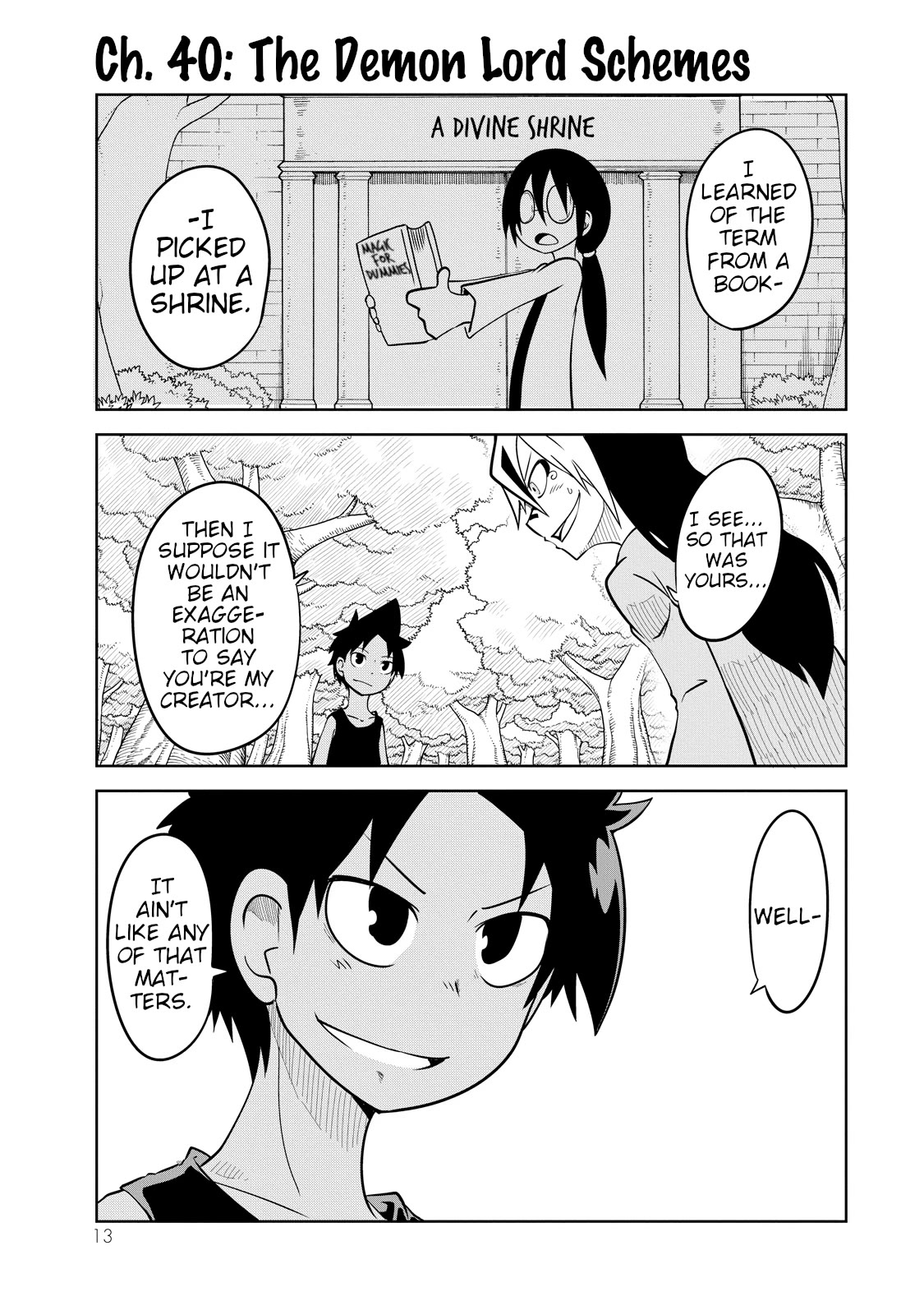 Senyuu. - Main Quest Part 2 Chapter 40 page 1 - Chapter 40: The Demon Lord Schemes