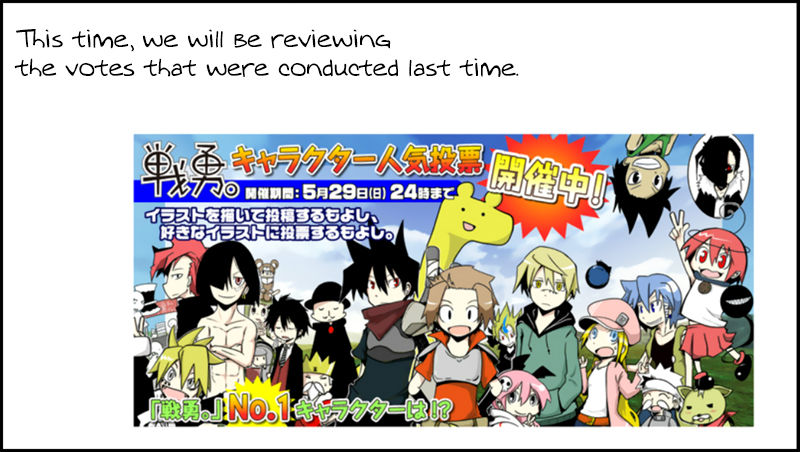 Senyuu. Chapter 1.31-1 page 2 - Vol.01 Chapter 31.1: Extra: First Popularity Poll Results Announcement
