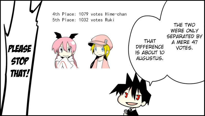 Senyuu. Chapter 1.31-1 page 59 - Vol.01 Chapter 31.1: Extra: First Popularity Poll Results Announcement