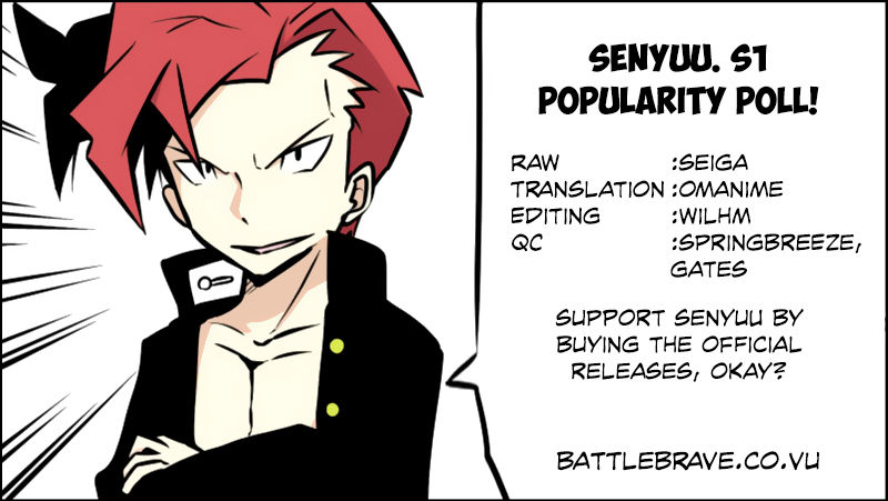 Senyuu. Chapter 1.31-1 page 71 - Vol.01 Chapter 31.1: Extra: First Popularity Poll Results Announcement