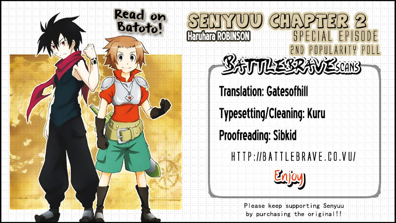 Senyuu. Chapter 2.57-5 page 58 - Vol.02 Chapter 57.5: Extra: Senyuu Second Popularity Poll
