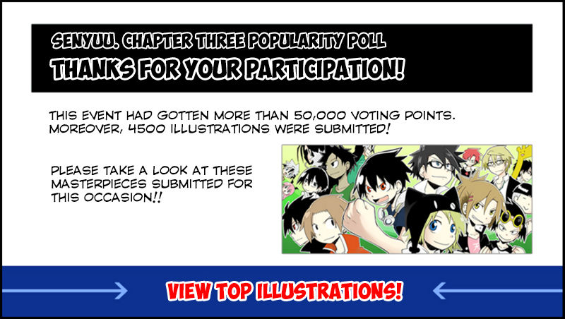 Senyuu. Chapter 3.53-1 page 42 - Vol.03 Chapter 53.1: Extra: Third Popularity Poll Results Announcement
