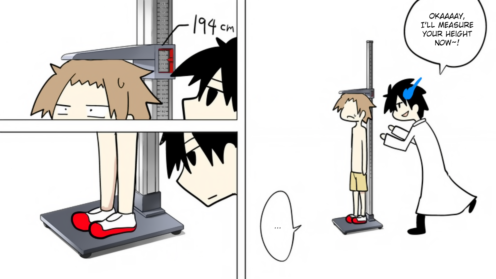 Senyuu. Chapter 5.61 page 8 - Vol.5 Chapter 61: Body Measurement: Height - Figure
