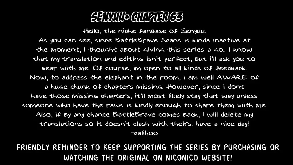 Senyuu. Chapter 5.63 page 14 - Vol.5 Chapter 63: The Cast