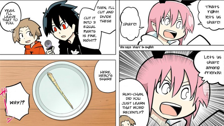 Senyuu. Vol.5 Chapter 87 page 4 - Vol.5 Chapter 87: Pizza: Friends