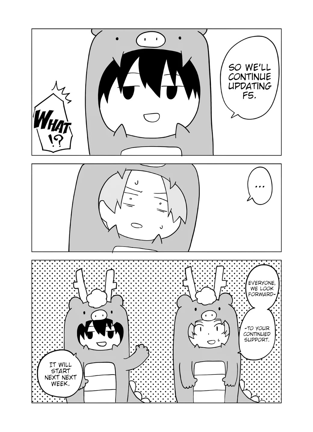 Senyuu. Chapter 6.111 page 3 - Vol.6 Chapter 111: New Years Greetings