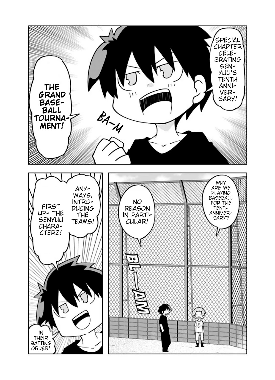 Senyuu. Vol.6 Chapter 34.1 page 1 - Vol.6 Chapter 34.1: Special Chapter Celebrating Senyuu’s 10th Anniversary: Part 1