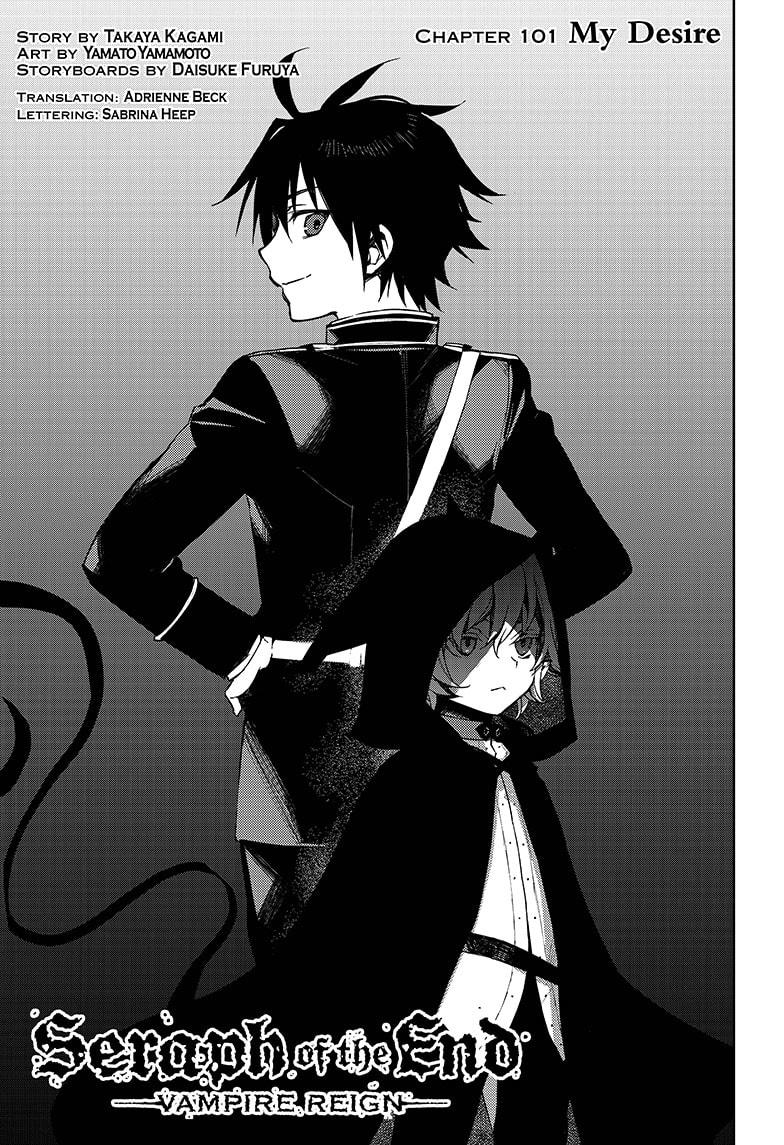 Seraph of the End Chapter 101 page 1 - Chapter 101