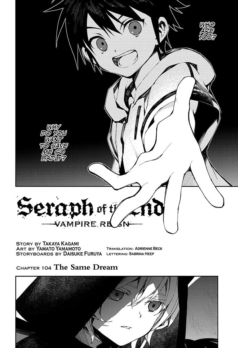 Seraph of the End Chapter 104 page 2 - Chapter 104