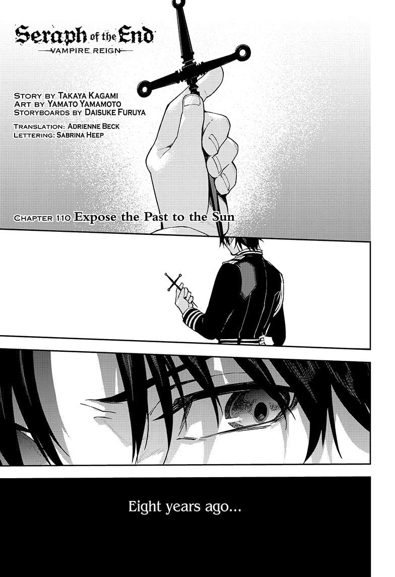 Seraph of the End Chapter 110 page 1 - Chapter 110