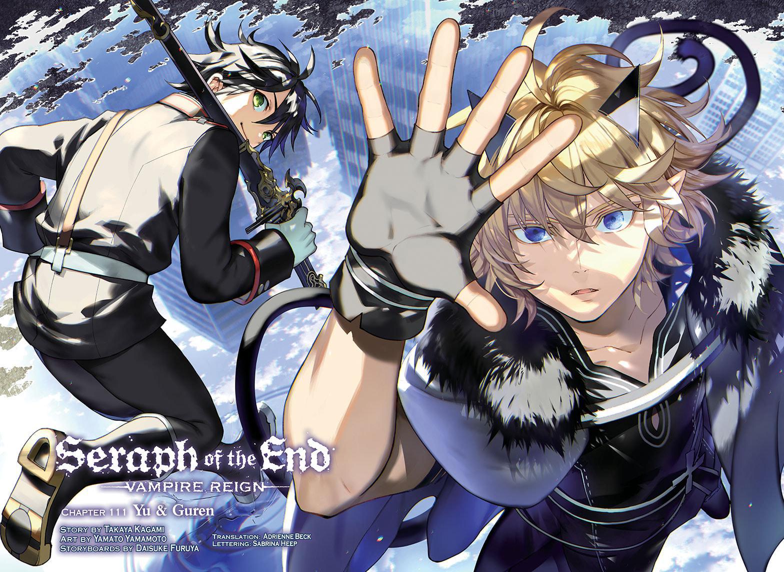 Seraph of the End Chapter 111 page 1 - Chapter 111