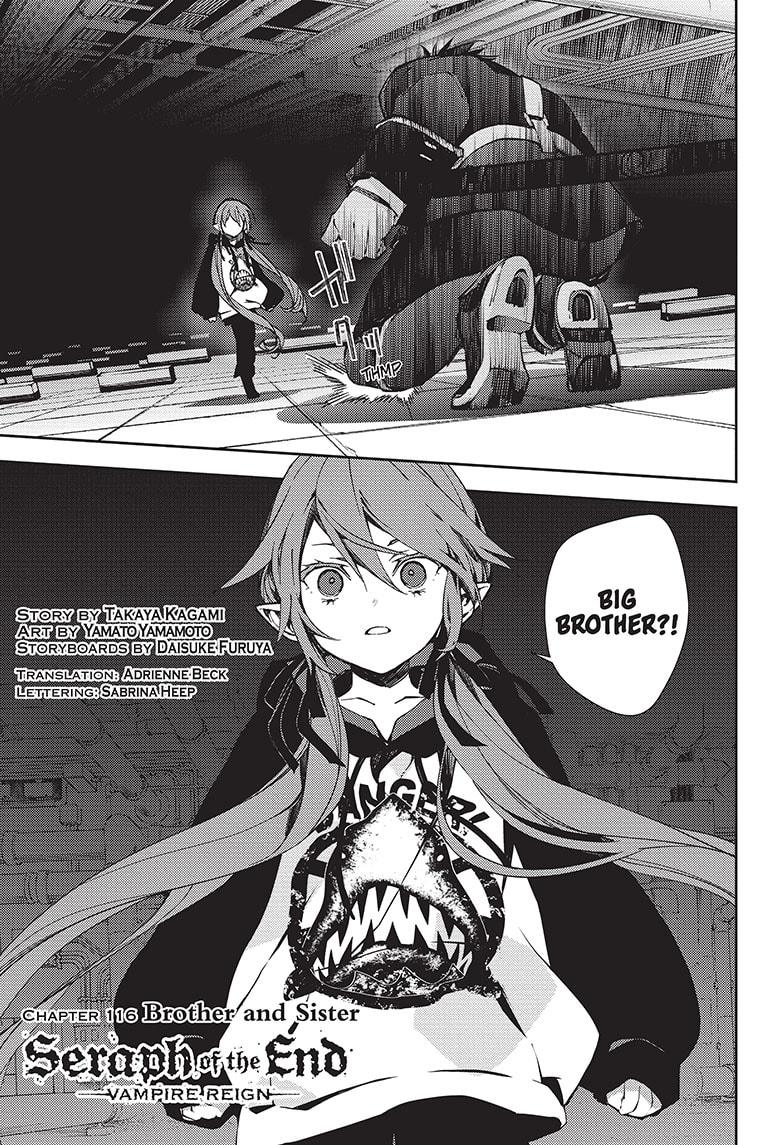 Seraph of the End Chapter 116 page 1 - Chapter 116