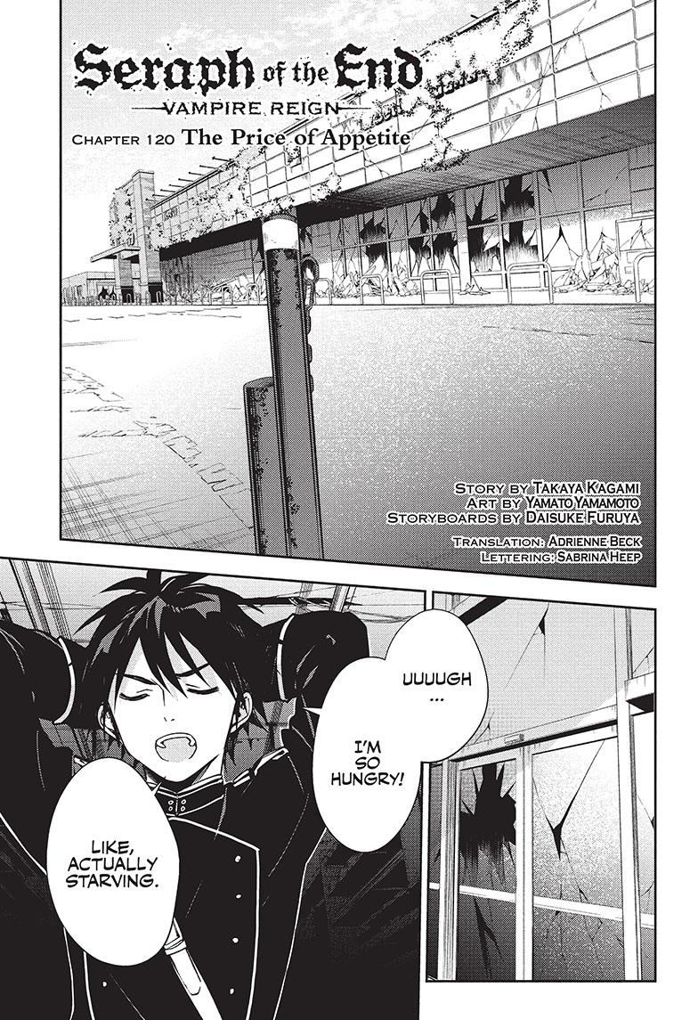 Seraph of the End Chapter 120 page 1 - Chapter 120
