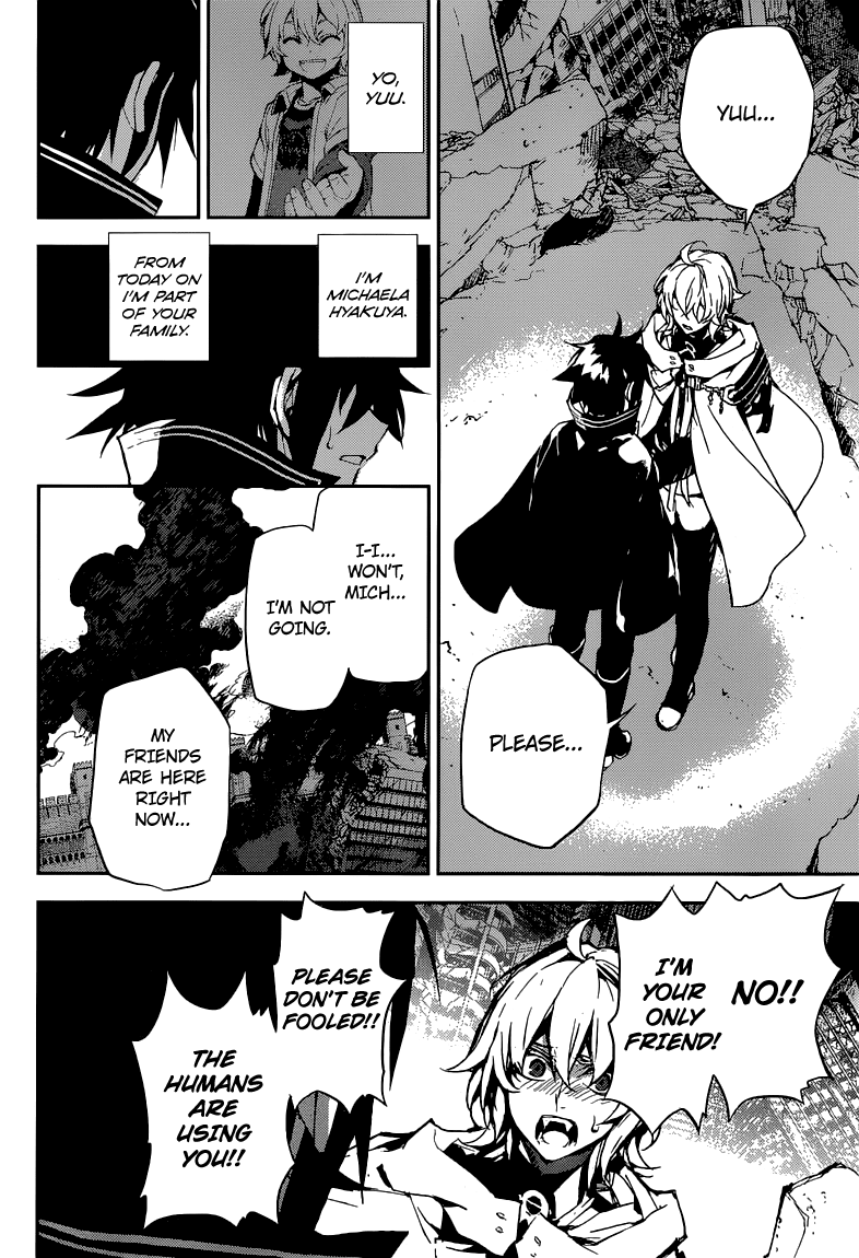 Seraph of the End Chapter 13 page 30 - Chapter 13: Reunion Of Childhood Friends