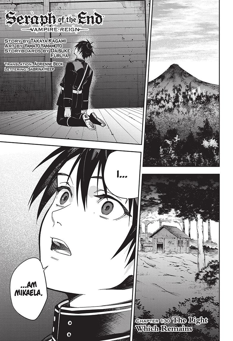 Seraph of the End Chapter 130 page 1 - Chapter 130