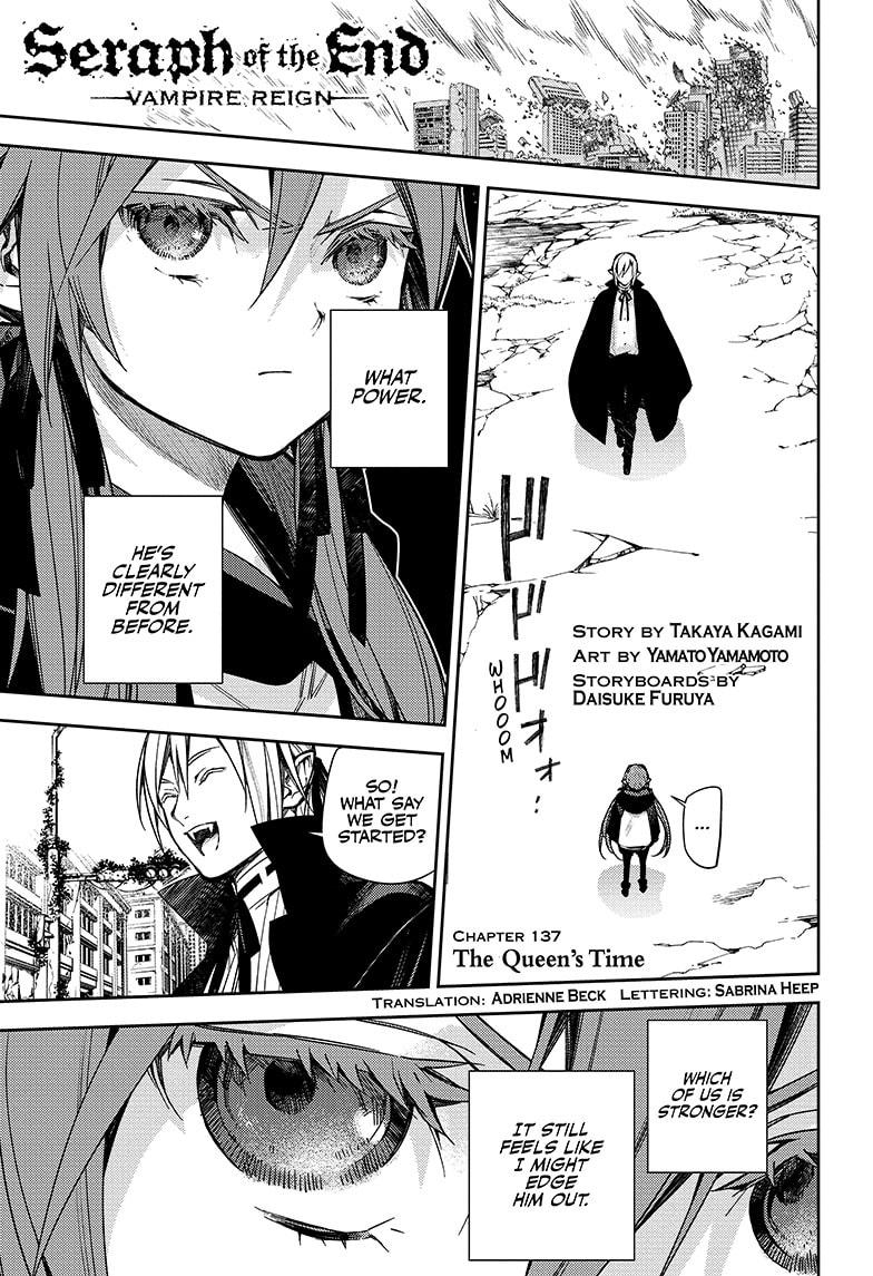 Seraph of the End Chapter 137 page 1 - Chapter 137