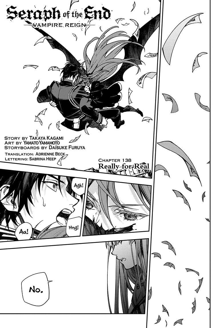Seraph of the End Chapter 138 page 1 - Chapter 138