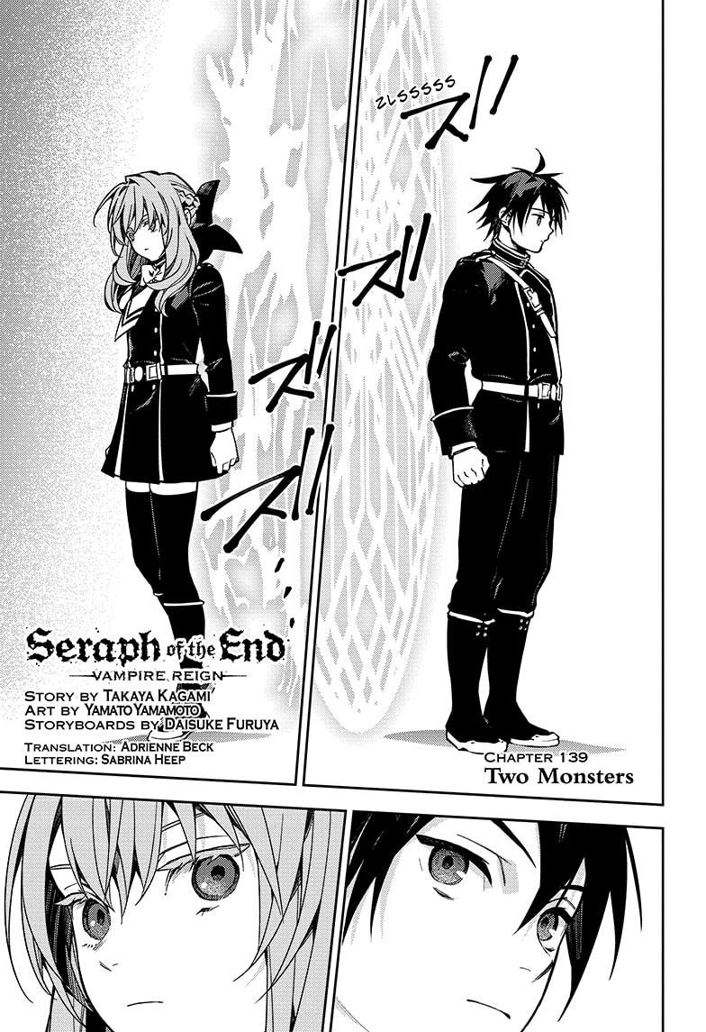 Seraph of the End Chapter 139 page 1 - Chapter 139