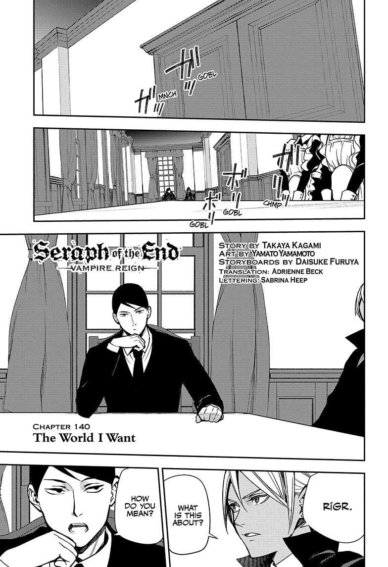 Seraph of the End Chapter 140 page 1 - Chapter 140