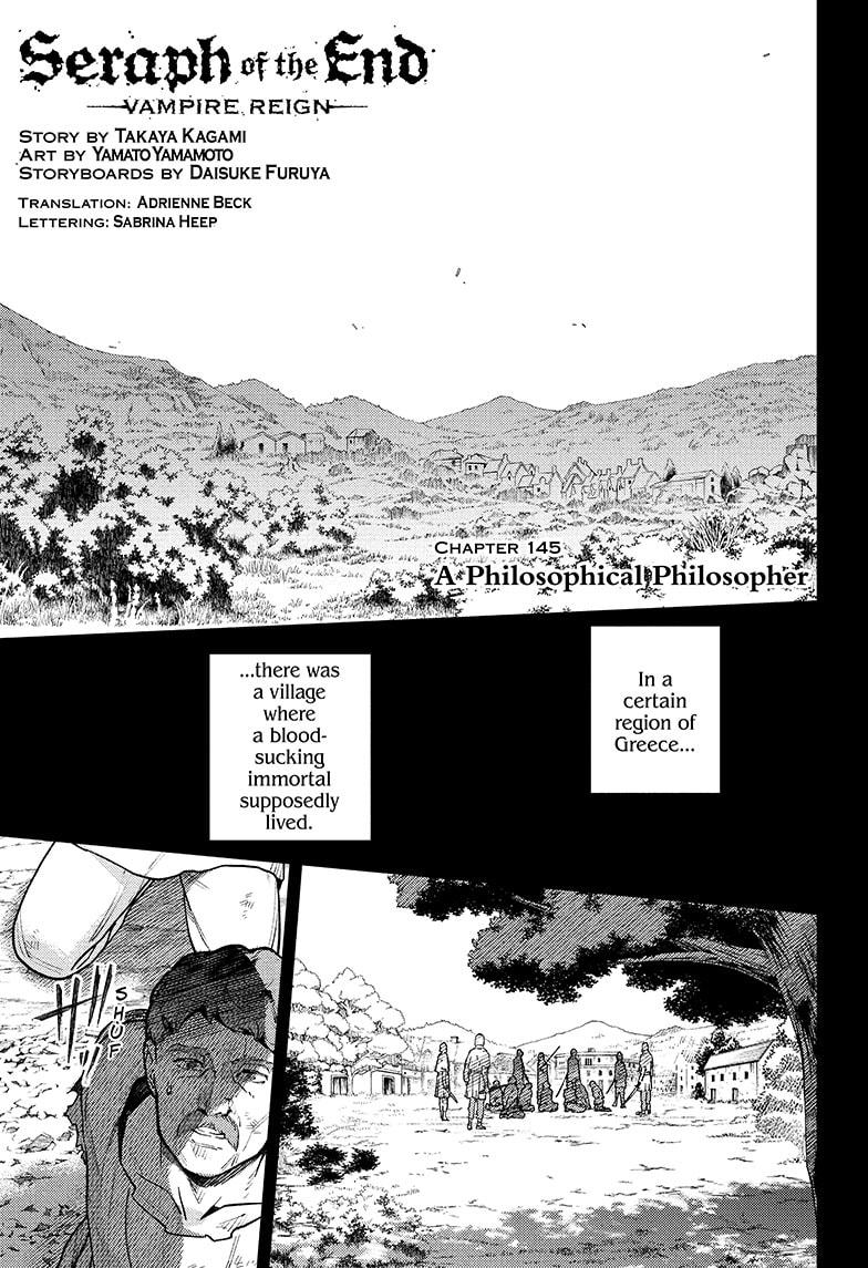 Seraph of the End Chapter 145 page 1 - Chapter 145