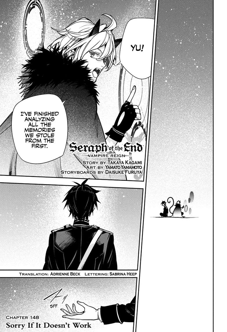Seraph of the End Chapter 148 page 1 - Chapter 148