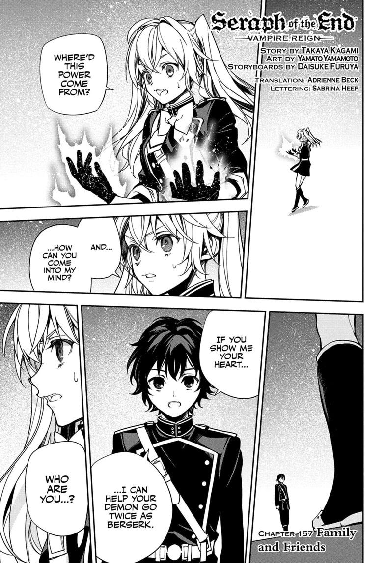 Seraph of the End Chapter 157 page 1 - Chapter 157