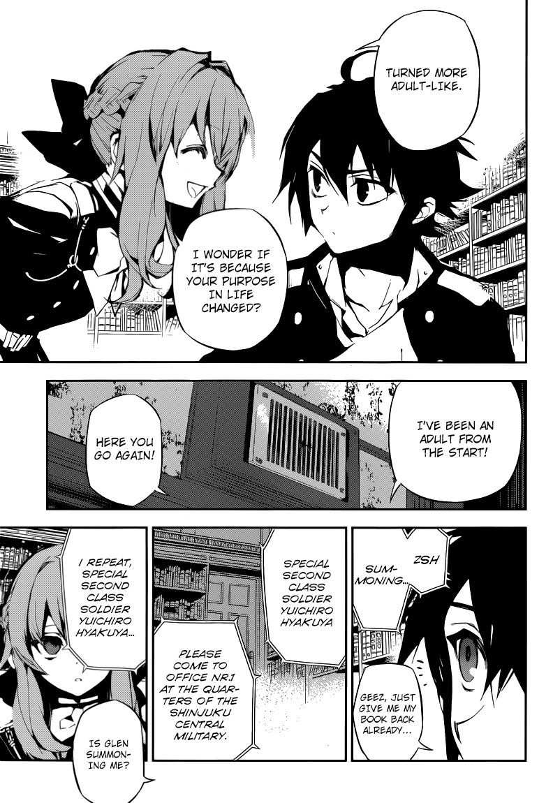 Seraph of the End Chapter 16 page 16 - Chapter 16: The Human World