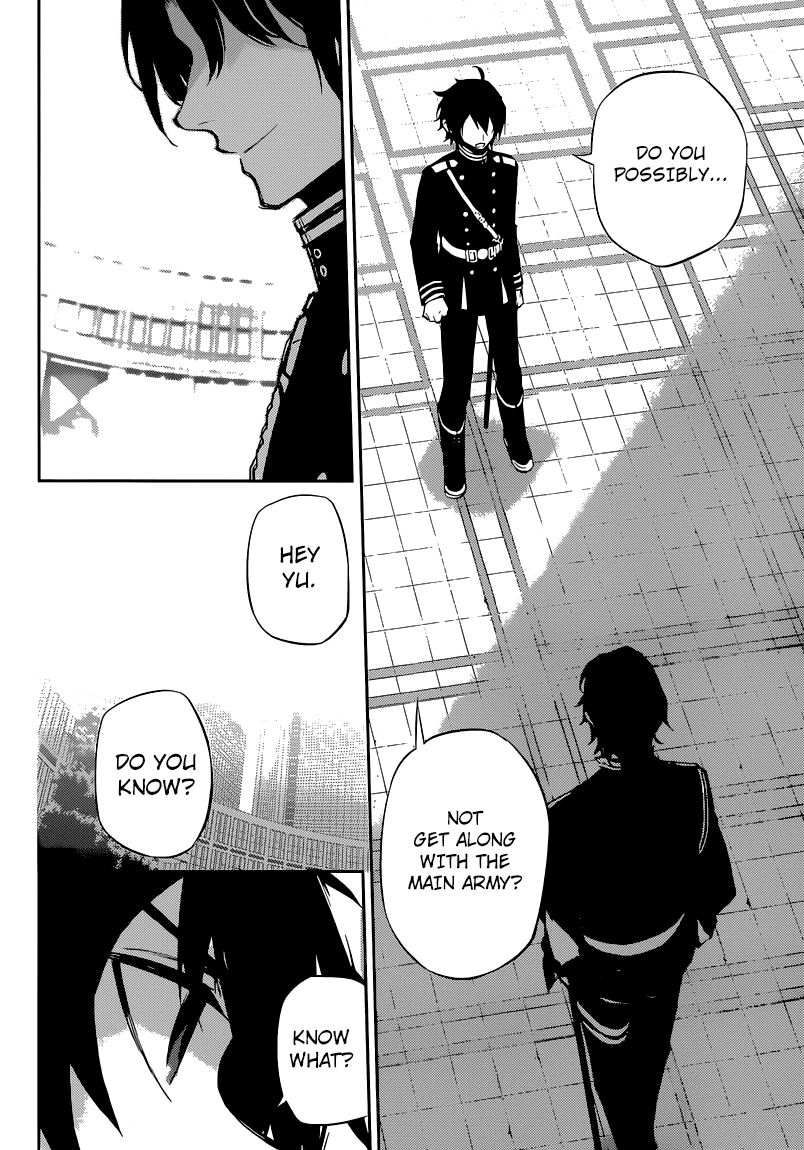 Seraph of the End Chapter 16 page 22 - Chapter 16: The Human World