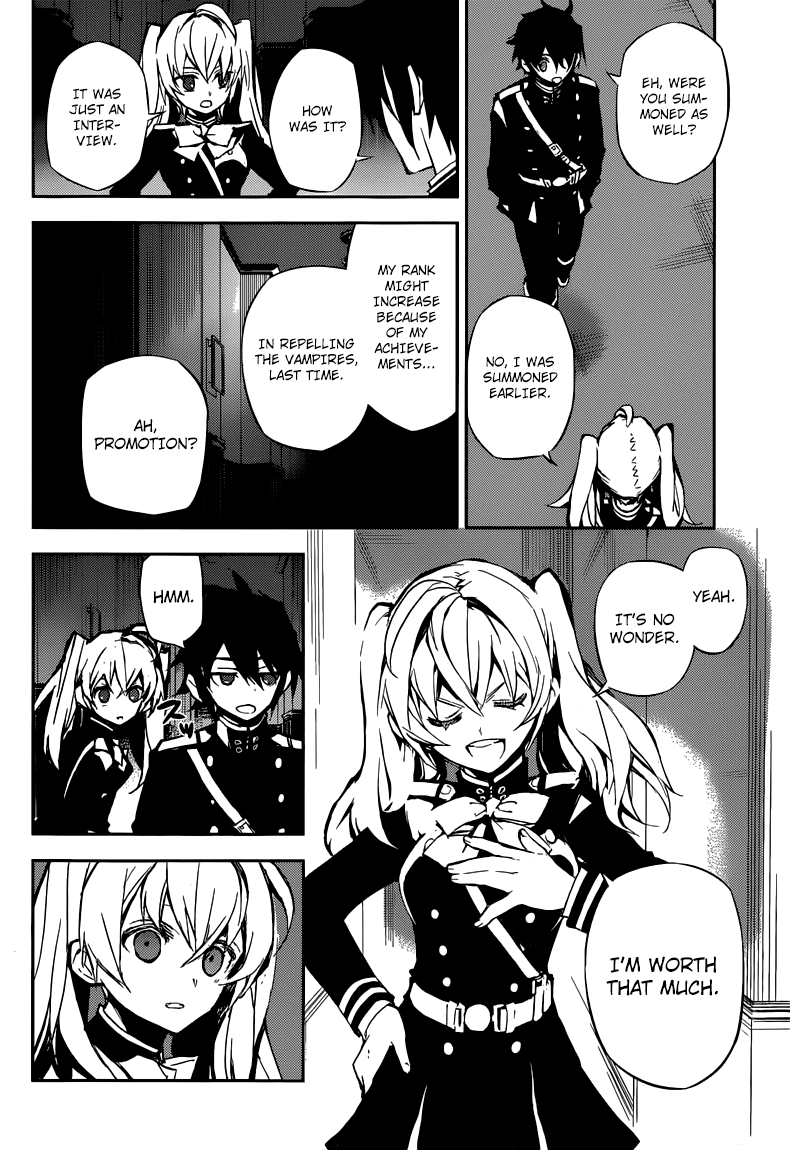 Seraph of the End Chapter 16 page 29 - Chapter 16: The Human World