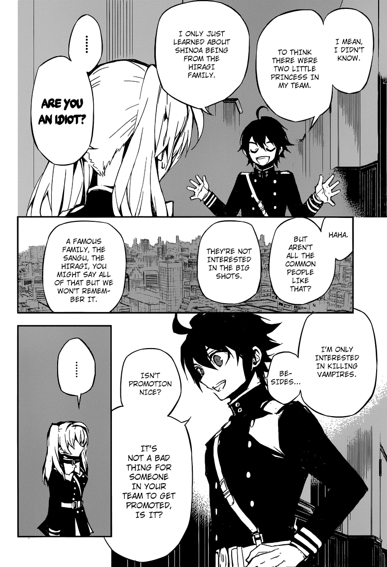 Seraph of the End Chapter 16 page 34 - Chapter 16: The Human World