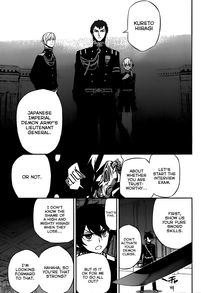 Seraph of the End Chapter 17 page 15 - Chapter 17: The Cursed Guinea Pig