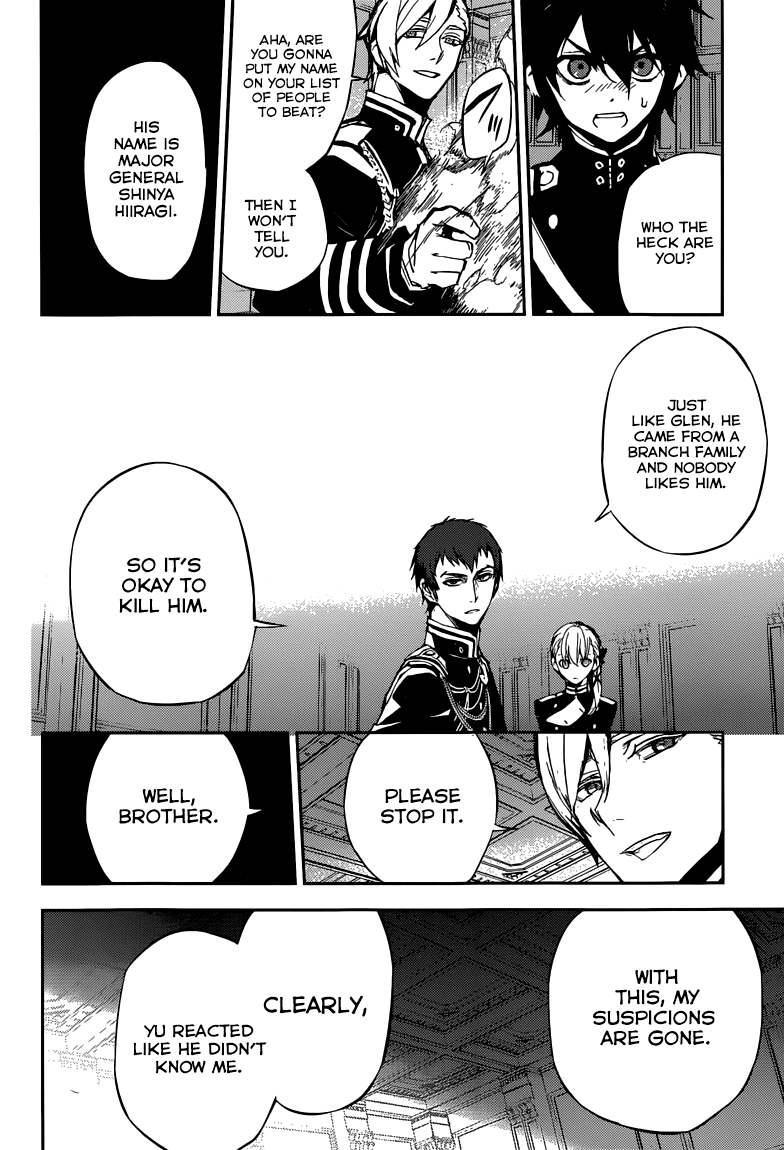 Seraph of the End Chapter 17 page 24 - Chapter 17: The Cursed Guinea Pig
