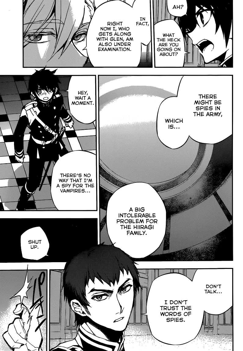 Seraph of the End Chapter 17 page 25 - Chapter 17: The Cursed Guinea Pig