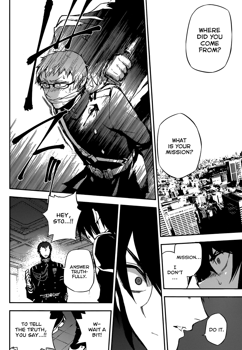 Seraph of the End Chapter 17 page 28 - Chapter 17: The Cursed Guinea Pig