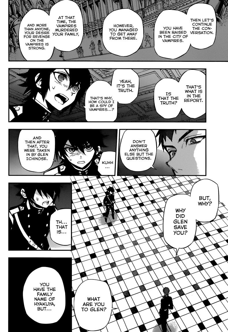 Seraph of the End Chapter 17 page 30 - Chapter 17: The Cursed Guinea Pig