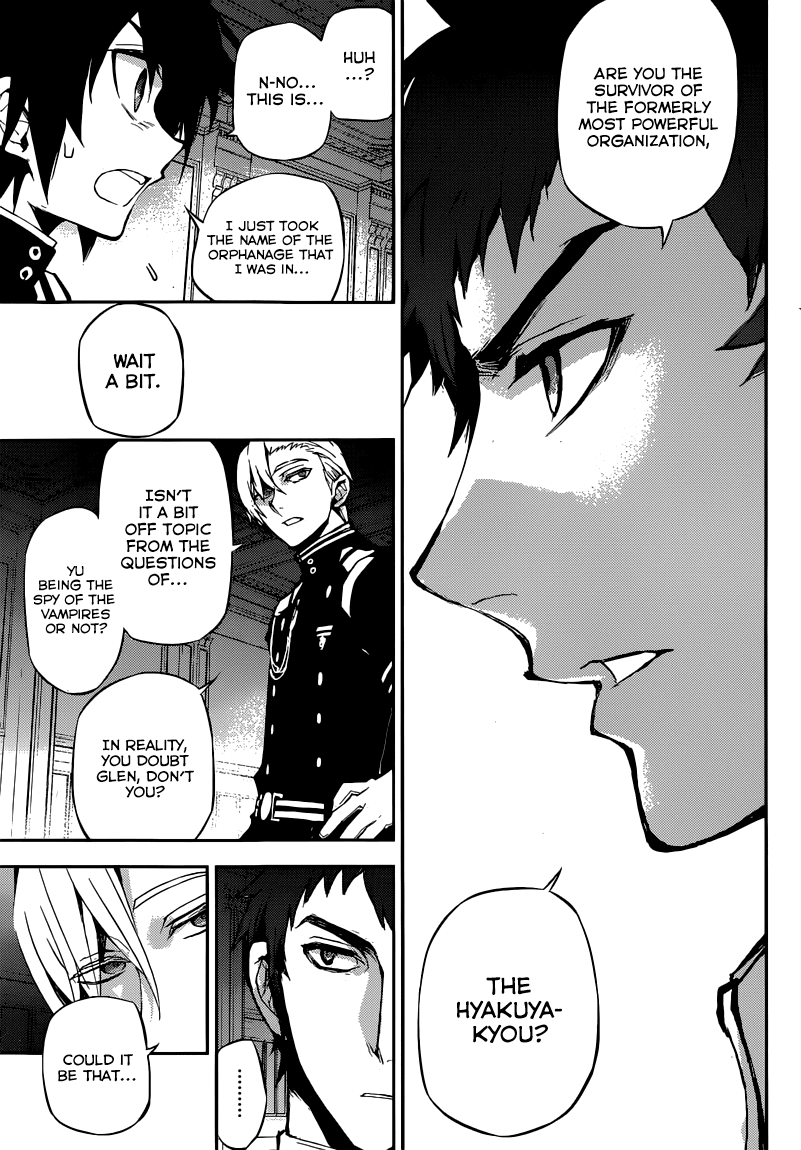 Seraph of the End Chapter 17 page 31 - Chapter 17: The Cursed Guinea Pig