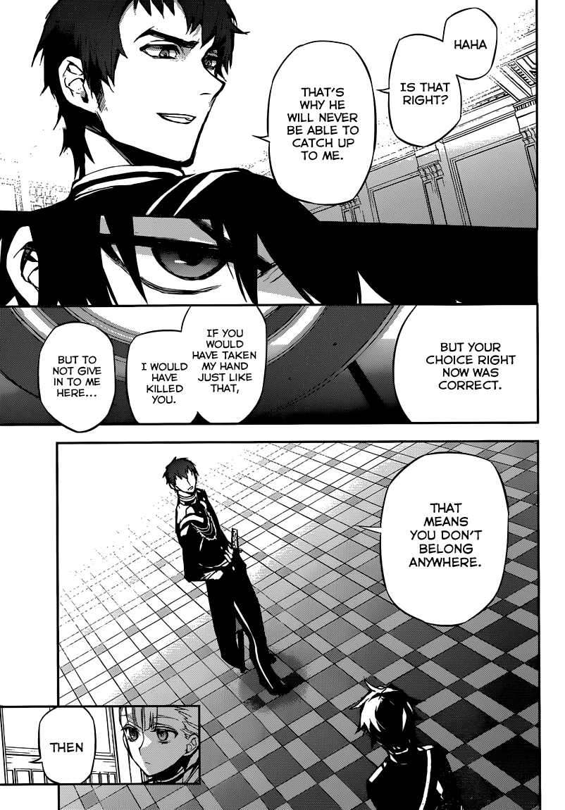 Seraph of the End Chapter 17 page 37 - Chapter 17: The Cursed Guinea Pig