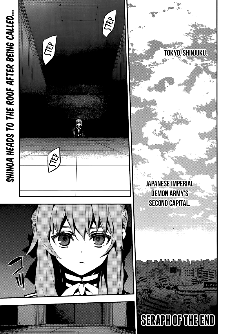 Seraph of the End Chapter 18 page 1 - Chapter 18: The Possesing Mahiru